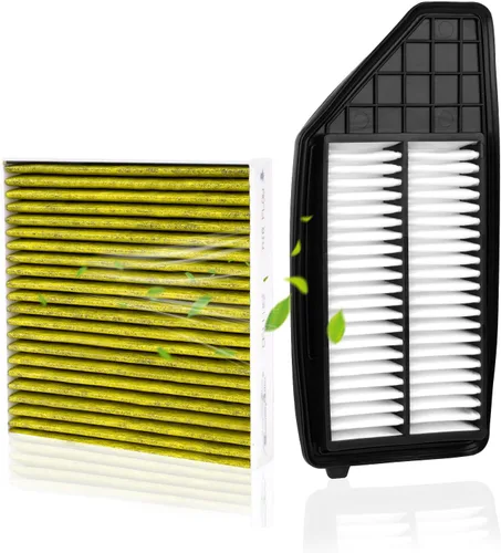 Engine & Cabin Air Filter Set for 2019-2022 Honda Insight 1.5L L4 Gas - Activated Carbon - Automotive Replacement Accessories #172206L2A01 CF11182