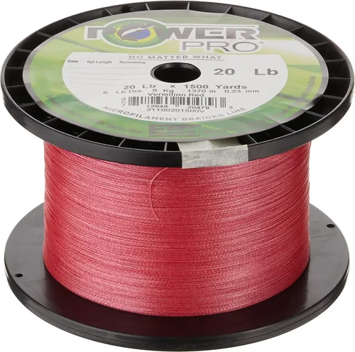 Miniatura 18 de Línea de pesca con costura de fibra Spectra Power Pro Amarillo alta visibilidad