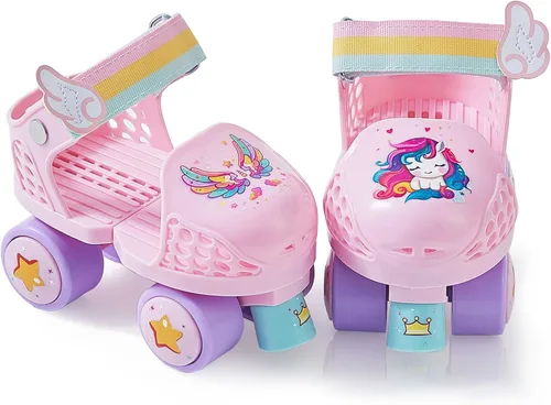 Miniatura 8 de Kids Roller Skates for Girls and Boys Age 2-4 Years Old,Adjustable Quad Toddler Children Beginner Roller Skates