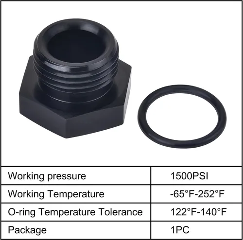 Miniatura 3 de EVIL ENERGY 3AN Tapa de bloqueo ORB Adaptador de acoplamiento de tapón macho de aluminio
