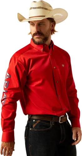 Miniatura 89 de Ariat Camisa de sarga con logotipo del equipo para hombre