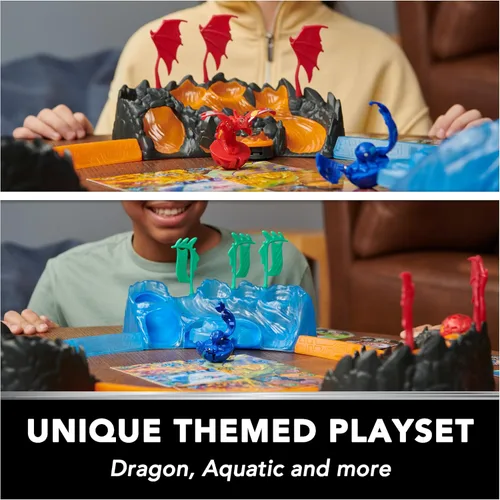 Miniatura 3 de Set de Entrenamiento Bakugan con Titanium Dragonoid, Temática del Clan Dragón, Figura de Acción Personalizable, Tarjetas Comerciales y Set de Juego
