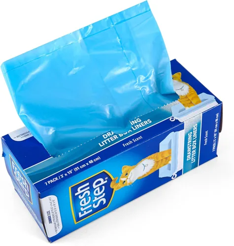 Miniatura 12 de Fresco Paso Cordón Cat Litter Box Liners, perfumado, tamaño jumbo, 36" x 19" - 7 unidades por caja, 2 cajas