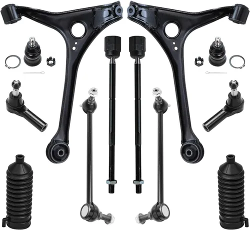 Miniatura 21 de Detroit Axle - Kit de extremo delantero para Ford 1998-2001 Explorer Mercury Mountaineer, 4 barras estabilizadoras delanteras y traseras, 2 brazos