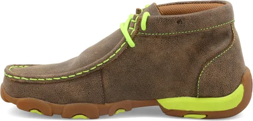 Miniatura 2 de Twisted X Chukka - Moc de conducción, bomber y amarillo neón, 11 M