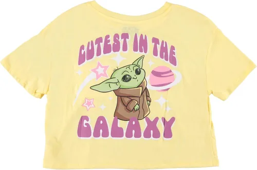 Miniatura 2 de STAR WARS Juniors Yoda - Camiseta corta para mujer, con bolsillo frontal y trasero, para bebé