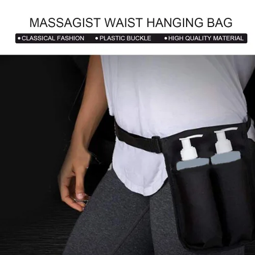 Miniatura 2 de Funda para botella de masaje, funda de aceite de masaje ajustable, loción de masaje, aceite de masaje, bolsa colgante de cintura, kit individual