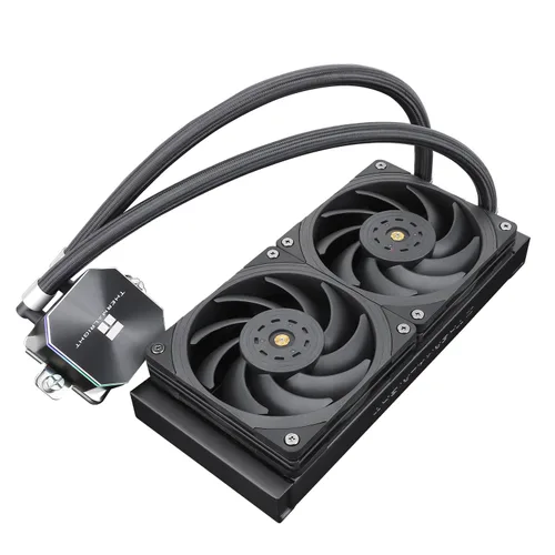 Miniatura 8 de Thermalright Frozen Edge 240 Enfriador de agua líquido negro para CPU con ventilador PWM de 4.724 in, especificación de fila fría negra de 240