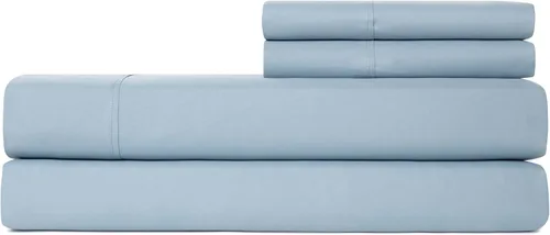 Miniatura 30 de Juego de sábanas tamaño individual XL de 4 piezas con 2 fundas de almohada envolventes, sábanas de microfibra suave de bolsillo profundo