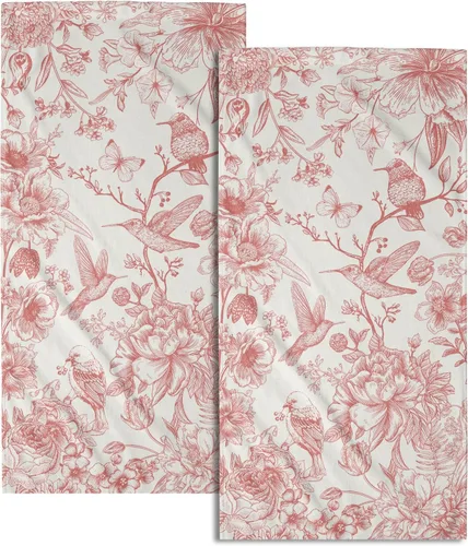 Miniatura 32 de Winter Trees - Juego de 2 toallas de mano de 28 x 14 pulgadas, diseño de árbol de pino de nieve, color beige, absorbente, de microfibra, para baño