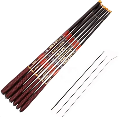 Miniatura 10 de Goture/ Kit de caña de pescar telescópica Tenkara/ Caña de pescar ultraligera para viajes, caña de pescar plegable portátil para bass y crappie