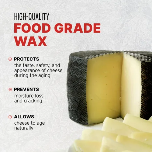 Miniatura 3 de Blended Waxes, Inc. - Bloque de cera de queso para hacer queso, cera de grado alimenticio prémium para conservar una variedad de tipos de queso