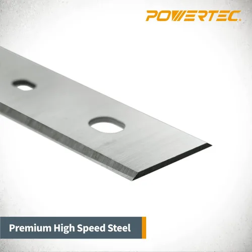 Miniatura 5 de POWERTEC Cuchillas cepilladoras de 13 pulgadas para cepilladora DeWalt DW735, DW735X, repuesto para cuchillos cepilladores DW7352, juego de 9