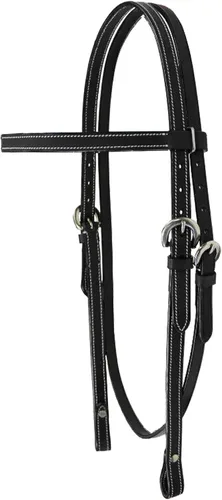 Tahoe TackMesquite Browband Headstall Rawhide & Spots USA Leather