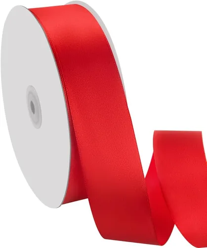 Miniatura 156 de Cinta de satén de 5/8" x 100 yardas - Cinta de seda naranja otoñal con carrete - Ideal para envolver regalos, ramos florales, manualidades