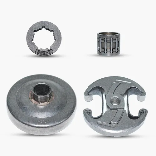 Miniatura 10 de . 325"-7T Spur embrague tambor aguja jaula para Husqvarna 340 345 350 351 353 EPA 445 450 445E 450E Jonsered 2145 2150 McCulloch PM5000 .325"-7
