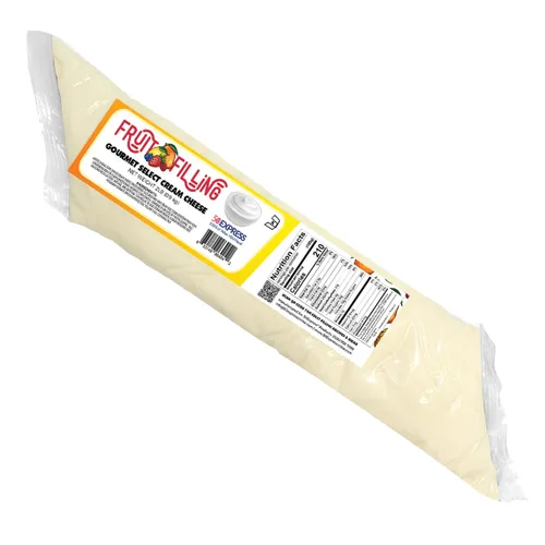 50Express® Manga de relleno de fruta única (manga de 2 libras) (queso crema de Gourmet)
