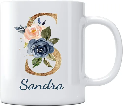 Gifts ideas Taza de café para el Día de la Madre con nombre, Sandra, regalos para mamá, hermanas, mujeres, mudanzas, graduación, universidad,