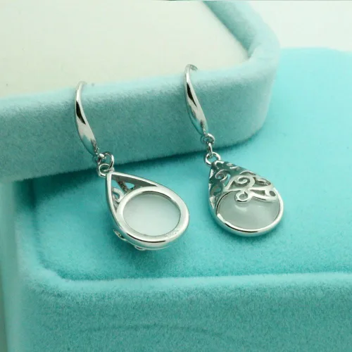 Miniatura 3 de Pendientes colgantes de plata de ley 925 con filigrana "Wishing Tree" para mujer
