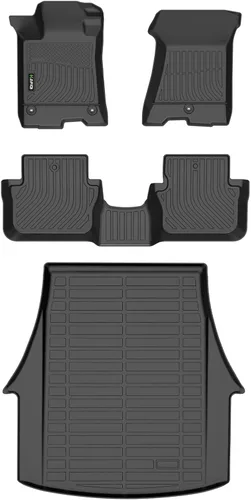 Miniatura 43 de Alfombrillas y revestimiento para maletero para Jeep Grand Cherokee L 2021-2025 (6 pasajeros, sin consola central) con respaldo, revestimientos