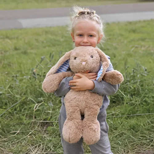Miniatura 5 de WEIGEDU Animales de Peluche de Conejo para Niños, Niñas, Regalos de Cumpleaños, Hora de Dormir, Navidad, Pascua Marrón