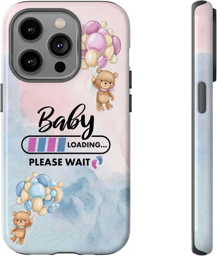 Miniatura 34 de Cute Baby Loading Phone Case for iPhone Models and Variants - Sweet Maternity Phone Cover for Pregnancy Reveal or Baby Shower Matte