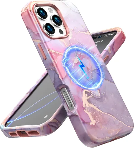 Miniatura 34 de Magsafe - Funda protectora para iPhone 13/14, a prueba de golpes, a prueba de caídas, funda inalámbrica para parachoques, protección híbrida