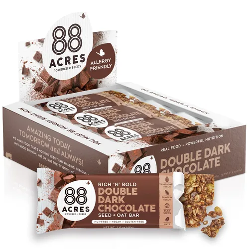 Miniatura 13 de 88 Acres Barras de granola Arándano Limón Barra de granola de avena y semillas sin gluten, sin frutos secos Vegana y siempre sin OMG Paquete