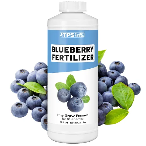 Fertilizante de arándanos - Alimento vegetal líquido para bayas más grandes, mejor producción de frutas y desarrollo de raíces más fuerte, 32 onzas