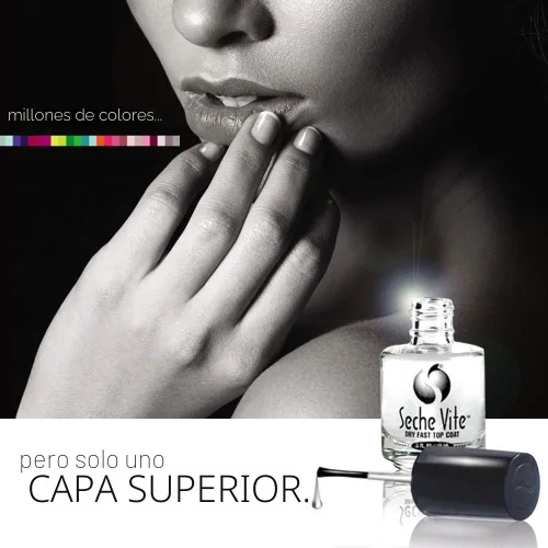 Miniatura 2 de Dúo Seche Vite Capa protectora de secado rápido, Seche Clear Crystal Clear base [Misc.]