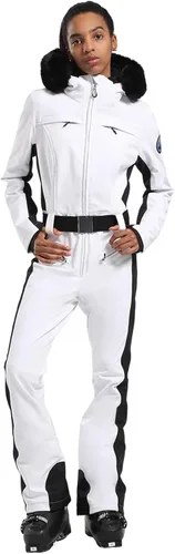Miniatura 26 de GSOU SNOW Womens Ski Suit One Piece Snowsuit Snowboard Slim Insulated Jumpsuit Jacket Waterproof Windproof for Outdoor Sports