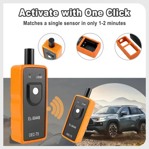 Miniatura 3 de Herramienta de restablecimiento TPMS, sensor de programación del sistema de monitoreo de presión de neumáticos automotriz, herramienta de activación