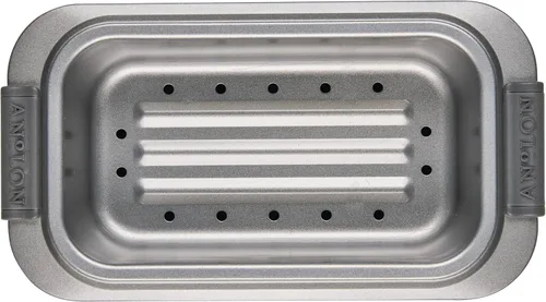 Miniatura 11 de Anolon Advanced 54715 - Juego de 2 moldes antiadherentes para hornear, color gris con agarres de silicona