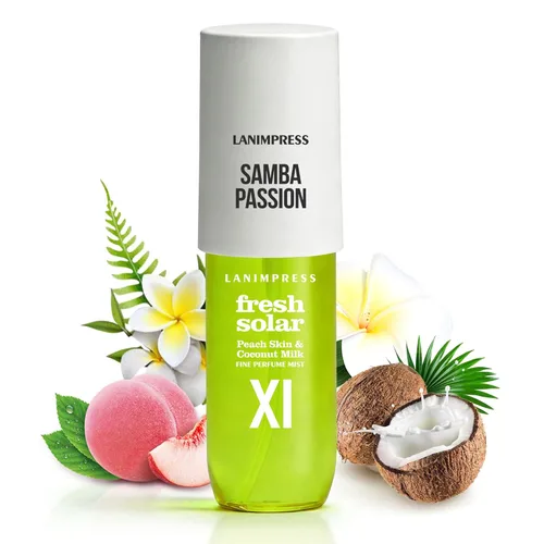 Miniatura 10 de Fragancia para el cabello y el cuerpo de 3 onzas líquidas, Eau de Parfum para mujer, Irresistible Sunshine Perfume n.º 1, aroma floral gourmand