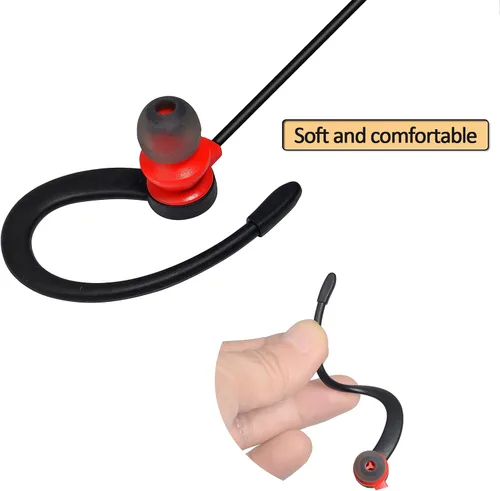 Miniatura 3 de HYS Auricular Walkie Talkie en forma de G con micrófono PTT, gancho de oreja para Motorola T200TP T260 T260TP T402 T460 T465 T600 T605 T800 MH230R