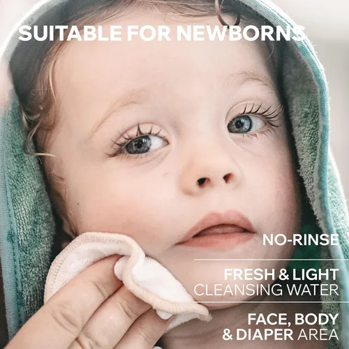 Miniatura 3 de Uriage Baby 1st cleansing water with Organic Edelweiss, Softens baby's delicate skin, Ultra-convenient pump, Soap Free, Face & body, Physiological pH