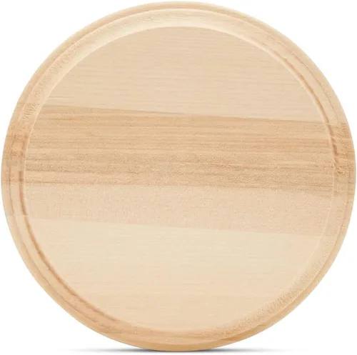 Miniatura 13 de Placa de madera rectangular de 12.7 cm, 2 piezas con borde biselado y esquinas recortadas, placa de madera sin acabar, piezas en blanco de madera