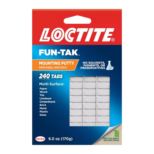 Miniatura 11 de Loctite 1865809 Fun-Tak Pestañas de montaje, 2 onzas, azul (paquete de 12)