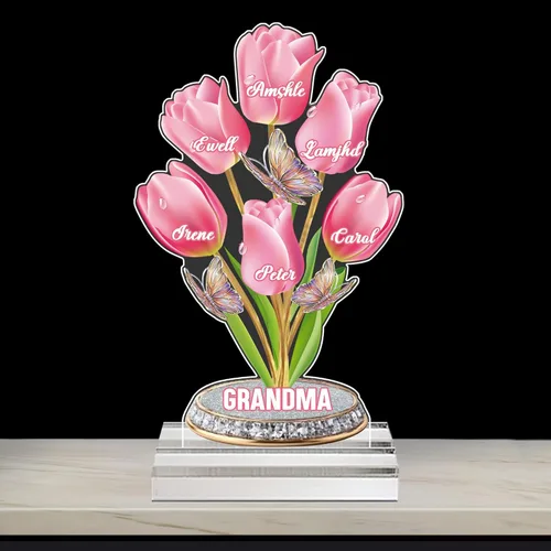 Miniatura 31 de Cada rosa contiene una pieza de tu lámpara de corazón, placa de rosa personalizada con nombre de 1 a 10 niños, luz LED personalizada para mamá, flor
