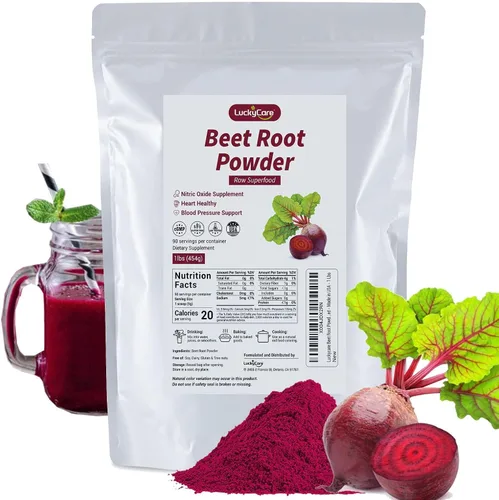 Miniatura 10 de Polvo de raíz de remolacha orgánica 13.6oz (385g) Superalimento puro crudo Rico en nitratos de origen vegetal Apoya la energía, la resistencia