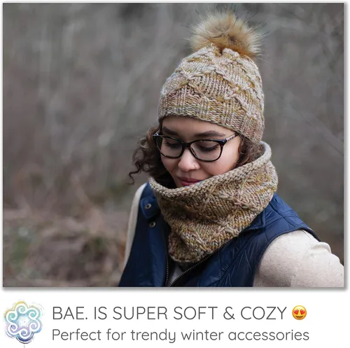 Miniatura 5 de BAE by Living Dreams - Ovillo de lana tierno, fuerte y súper suave para los tejidos de invierno junto a la piel. Hilo de lana merino 100% extrafino