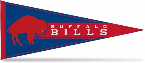 Miniatura 23 de Rico Industries NFL FootballRetro 12" x 30" Felt Wall Décor Pennant - Great for Home/Bed Room/Man Cave Décor