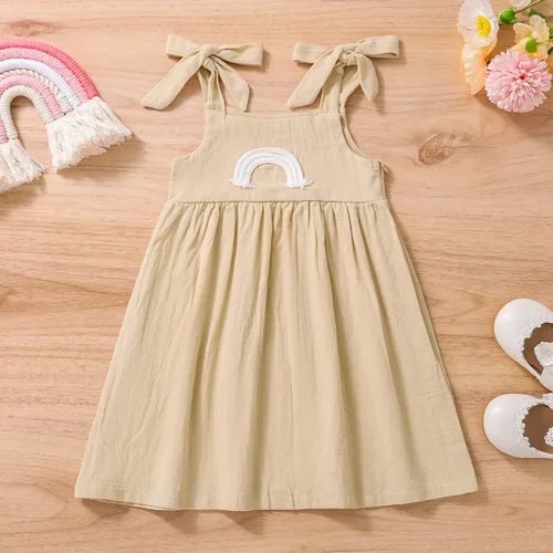 Miniatura 2 de Conjunto de ropa de verano de 2 piezas, ropa de bebé niña, vestidos de verano florales sin mangas con volantes