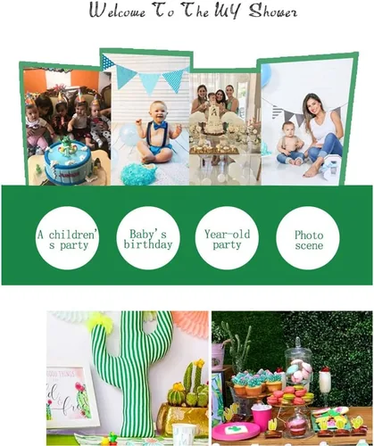 Miniatura 6 de Cartel de cactus para silla alta para primer cumpleaños, guirnalda de primer cumpleaños para silla alta Hawaii ONE, decoración de fiesta de verano