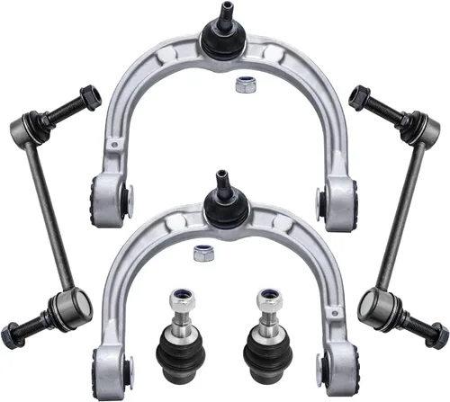 Miniatura 67 de Detroit Axle - Kit de extremo delantero para Chrysler 300 Dodge Charge Challenger 2011-2023, 2 brazos de control inferiores traseros 2 rótulas