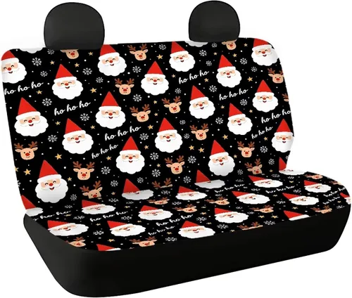 Miniatura 40 de AFPANQZ Funda protectora para asiento trasero de automóvil, con bandera patriótica estadounidense, solo para asiento trasero de automóvil, camión