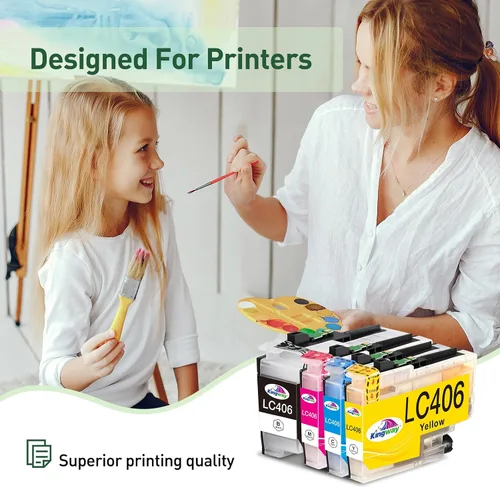 Miniatura 5 de LC406XL - Cartuchos de tinta para Brother LC406 para impresora Brother LC406 XL MFC-J4335DW MFC-J4535DW MFC-J5855DW MFC-J6555DW MFC-J6955DW