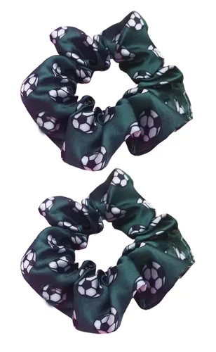 Miniatura 5 de Bandas elásticas para el pelo de fútbol para mujeres y niñas, accesorios para el pelo de fútbol, accesorios elásticos para cola de caballo, paquete