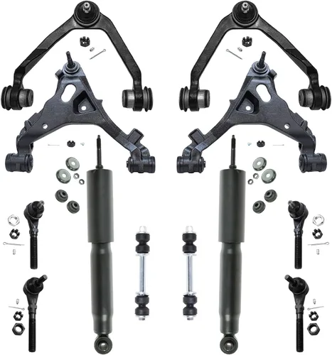Miniatura 38 de Detroit Axle - Kit de extremo delantero para Ford 1998-2001 Explorer Mercury Mountaineer, 4 barras estabilizadoras delanteras y traseras, 2 brazos