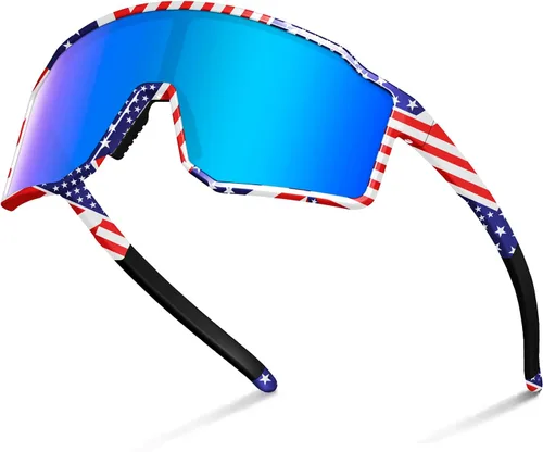 Miniatura 12 de SPOSUNE Gafas de sol polarizadas UV400 de sóftbol, TR90, gafas deportivas para correr, ciclismo, béisbol y bicicleta (unisex)